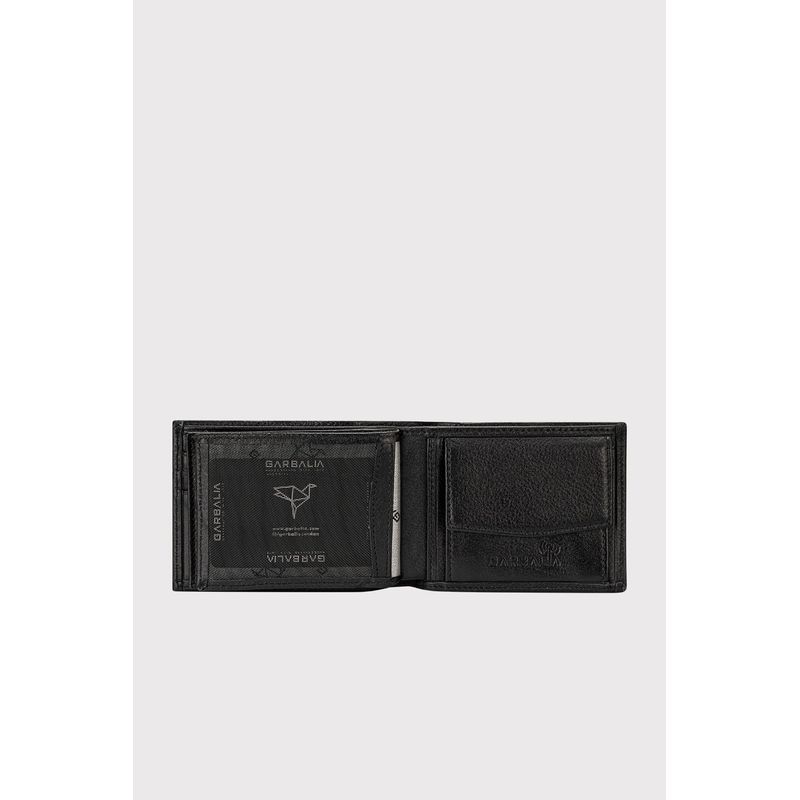 Fashion, accesorii si bijuterii - Barbati - Accesorii barbati - Portofele barbati - Portofel bărbați Lucky Bees, 100% piele naturală, 2 x 11 x 8.5 cm, negru, 456ZYM1831 - Infinity.ro