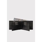 Fashion, accesorii si bijuterii - Barbati - Accesorii barbati - Portofele barbati - Portofel bărbați Lucky Bees, 100% piele naturală, 2 x 11 x 8.5 cm, negru, 456ZYM1831 - Infinity.ro
