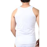 Fashion, accesorii si bijuterii - Barbati - Lenjerie si pijamale barbati - Lenjerie intima barbati - Maiou bărbați Jumeon, 100% bumbac, alb, 190MRE1146 - M - Infinity.ro