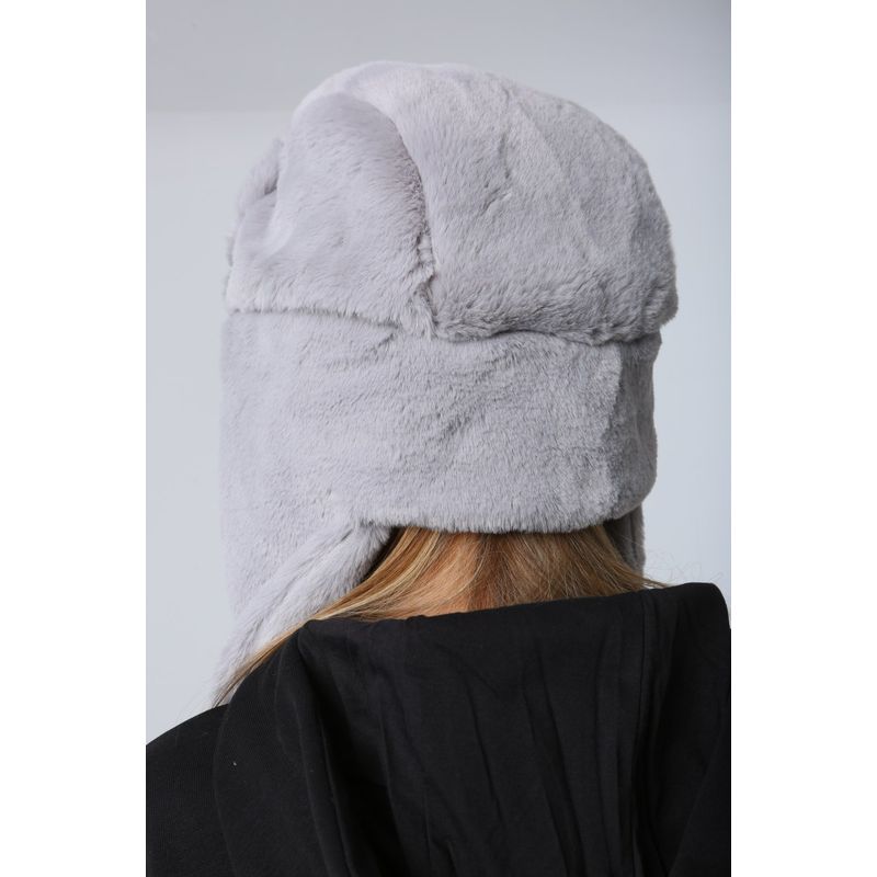 Fashion, accesorii si bijuterii - Femei - Accesorii femei - Caciuli si palarii femei - Bonetă femei Jumeon, 100% poliester, gri, 781ABG1269 - Infinity.ro