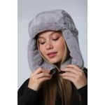 Fashion, accesorii si bijuterii - Femei - Accesorii femei - Caciuli si palarii femei - Bonetă femei Jumeon, 100% poliester, gri, 781ABG1269 - Infinity.ro