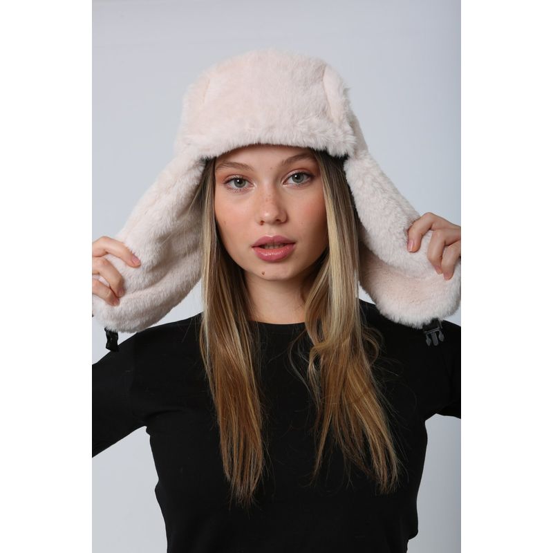 Fashion, accesorii si bijuterii - Femei - Accesorii femei - Caciuli si palarii femei - Bonetă femei Jumeon, 100% poliester, bej, 781ABG1266 - Infinity.ro
