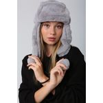 Fashion, accesorii si bijuterii - Femei - Accesorii femei - Caciuli si palarii femei - Bonetă femei Jumeon, 100% poliester, gri, 781ABG1184 - Infinity.ro