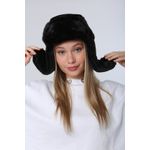 Fashion, accesorii si bijuterii - Femei - Accesorii femei - Caciuli si palarii femei - Bonetă femei Jumeon, 100% poliester, negru, 781ABG1272 - Infinity.ro