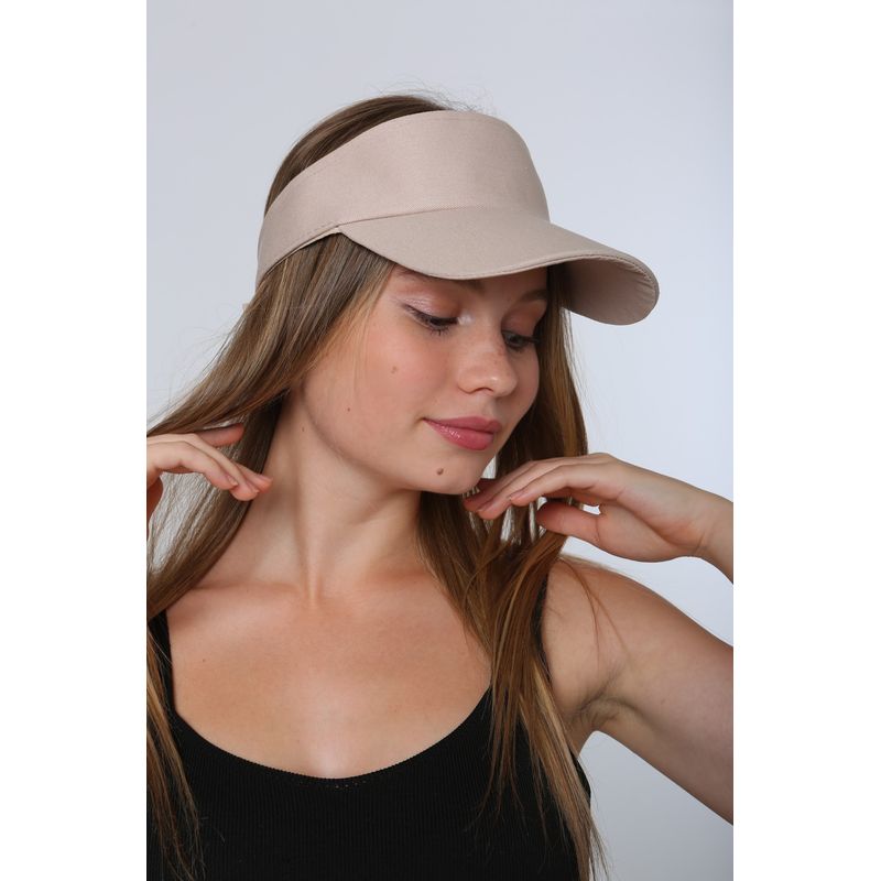 Fashion, accesorii si bijuterii - Femei - Accesorii femei - Caciuli si palarii femei - Pălărie femei Jumeon, 60% bumbac și 40% poliester, 56 x 62 cm, bej, 781ABG1543 - Infinity.ro