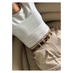 Fashion, accesorii si bijuterii - Femei - Accesorii femei - Curele femei - Curea Heliophilia, leopard, 600KNS2118 - Infinity.ro