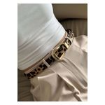 Fashion, accesorii si bijuterii - Femei - Accesorii femei - Curele femei - Curea Heliophilia, leopard, 600KNS2118 - Infinity.ro