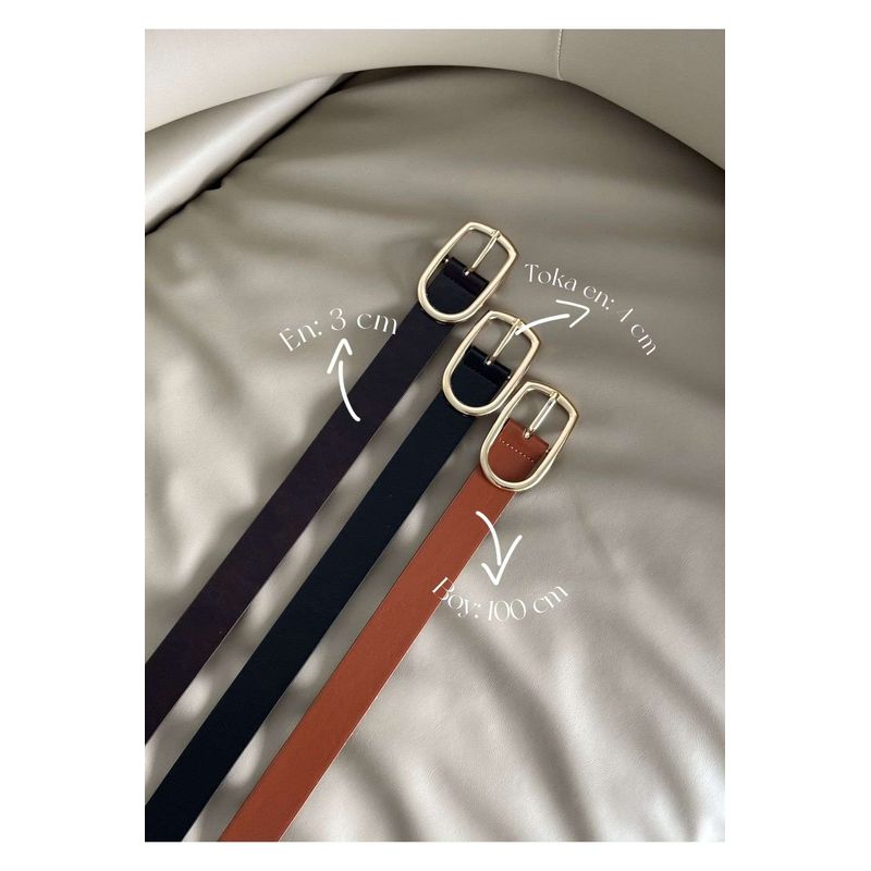 Fashion, accesorii si bijuterii - Femei - Accesorii femei - Curele femei - Curea Heliophilia, negru, 600KNS2111 - Infinity.ro