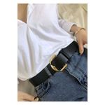 Fashion, accesorii si bijuterii - Femei - Accesorii femei - Curele femei - Curea Heliophilia, negru, 600KNS2131 - Infinity.ro