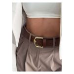 Fashion, accesorii si bijuterii - Femei - Accesorii femei - Curele femei - Curea Heliophilia, maro, 600KNS2130 - Infinity.ro