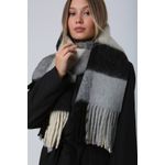 Fashion, accesorii si bijuterii - Femei - Accesorii femei - Esarfe si fulare femei - Șal Jumeon, 18% poliester și 82% acrilic, 45 x 200 cm, negru, 781ABG1244 - Infinity.ro