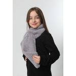 Fashion, accesorii si bijuterii - Femei - Accesorii femei - Esarfe si fulare femei - Eșarfă Jumeon, 100% poliester, 15 x 106 cm, antracit, 781ABG1139 - Infinity.ro