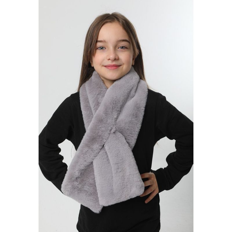 Fashion, accesorii si bijuterii - Femei - Accesorii femei - Esarfe si fulare femei - Eșarfă Jumeon, 100% poliester, 15 x 106 cm, antracit, 781ABG1139 - Infinity.ro