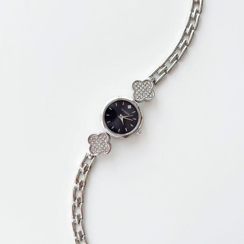Fashion, accesorii si bijuterii - Femei - Bijuterii femei - Ceasuri femei - Ceas femei Heliophilia, oțel, argintiu și negru, 333ORN1112 - Infinity.ro