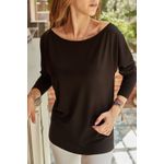 Fashion, accesorii si bijuterii - Femei - Imbracaminte femei - Camasi si bluze femei - Bluză femei Jumeon, 95% vâscoză, negru, 215XHN2287 - S - Infinity.ro