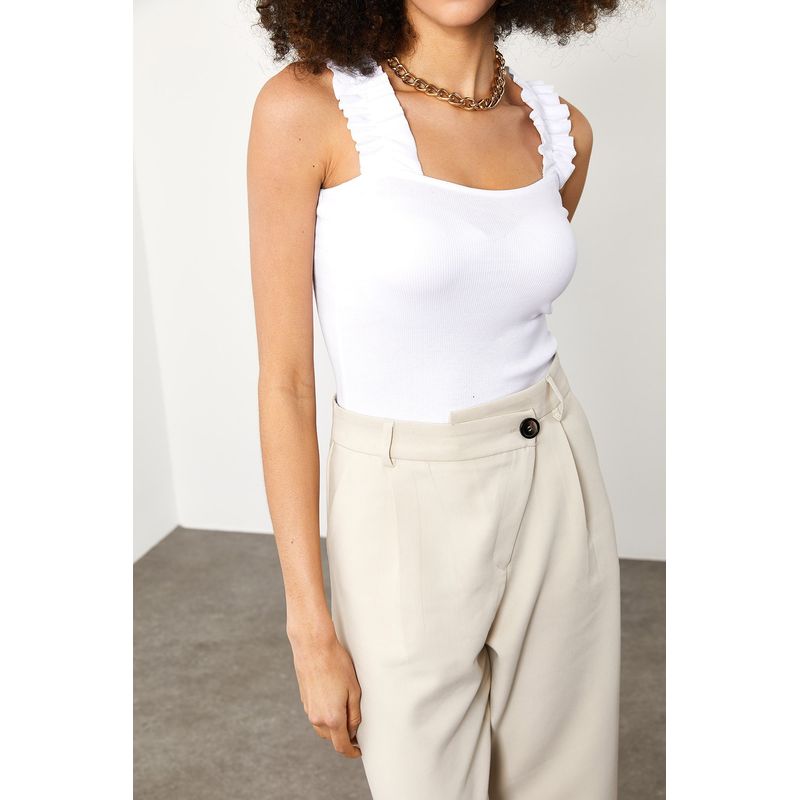Fashion, accesorii si bijuterii - Femei - Imbracaminte femei - Camasi si bluze femei - Bluză femei Jumeon, 70% bumbac și 30% poliester, alb, 215XHN1351 - S - Infinity.ro