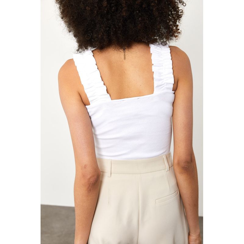 Fashion, accesorii si bijuterii - Femei - Imbracaminte femei - Camasi si bluze femei - Bluză femei Jumeon, 70% bumbac și 30% poliester, alb, 215XHN1351 - S - Infinity.ro