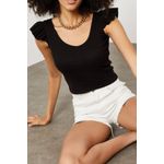 Fashion, accesorii si bijuterii - Femei - Imbracaminte femei - Camasi si bluze femei - Bluză femei Jumeon, 70% bumbac și 30% poliester, negru, 215XHN1378 - S - Infinity.ro