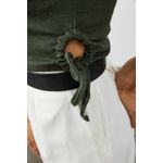 Fashion, accesorii si bijuterii - Femei - Imbracaminte femei - Camasi si bluze femei - Bluză femei Jumeon, 63% bumbac și 35% poliester, kaki, 215XHN1414 - Infinity.ro