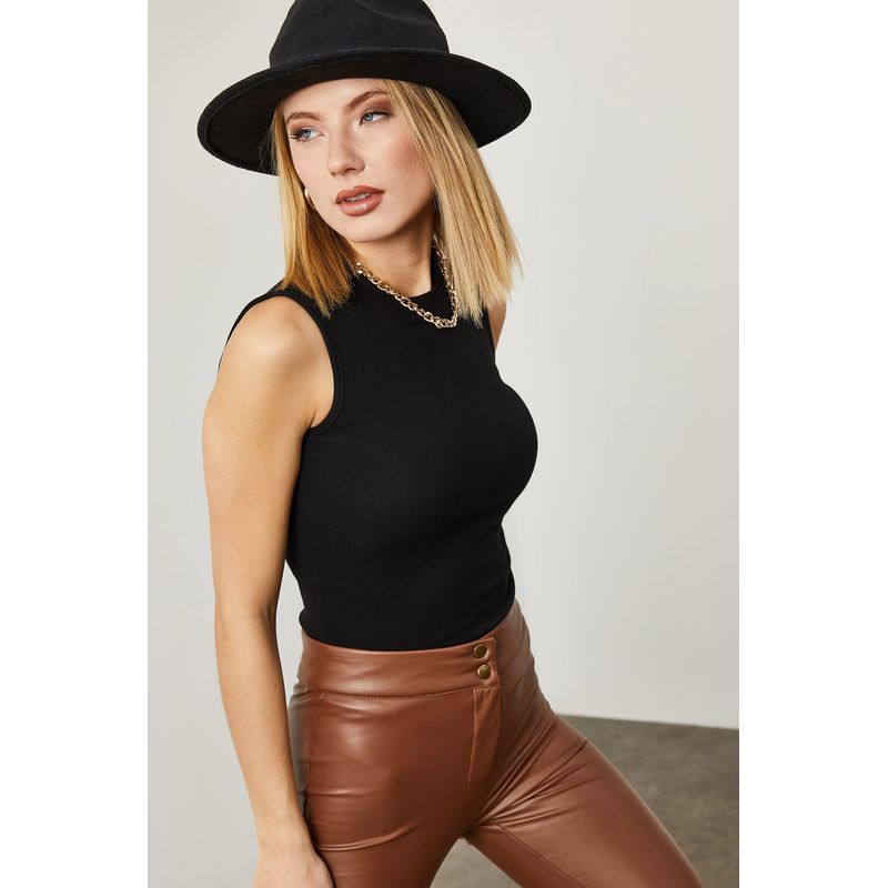 Fashion, accesorii si bijuterii - Femei - Imbracaminte femei - Camasi si bluze femei - Bluză femei Jumeon, 70% bumbac și 30% poliester, negru, 215XHN1151 - S - Infinity.ro