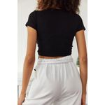 Fashion, accesorii si bijuterii - Femei - Imbracaminte femei - Camasi si bluze femei - Bluză femei Jumeon, 65% bumbac și 35% poliester, negru, 215XHN1219 - Infinity.ro