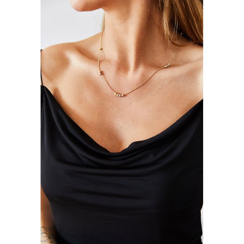 Fashion, accesorii si bijuterii - Femei - Imbracaminte femei - Camasi si bluze femei - Bluză femei Jumeon, 80% poliester, negru, 215XHN1120 - S - Infinity.ro