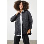 Fashion, accesorii si bijuterii - Femei - Imbracaminte femei - Paltoane si trenciuri femei - Palton Jumeon, 100% poliester, negru, 215XHN2654 - 36 - Infinity.ro