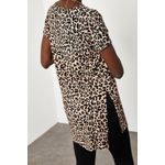 Fashion, accesorii si bijuterii - Femei - Imbracaminte femei - Tricouri si topuri femei - Tricou femei Jumeon, 100% poliester, leopard, 215XHN2292 - S - Infinity.ro