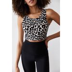 Fashion, accesorii si bijuterii - Femei - Lenjerie si pijamale femei - Lenjerie intima femei - Maiou femei Jumeon, 70% bumbac și 30% poliester, leopard, 215XHN1225 - L - Infinity.ro