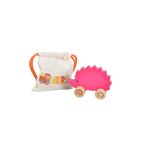 Jucarii, Copii si Bebe - Jucarii si jocuri - Jucarii & jocuri educative - Jocuri si jucarii educative - Arici Hanah Home, lemn de pin, 13 x 5 x 10 cm, roz, 109TRS1137 - Infinity.ro