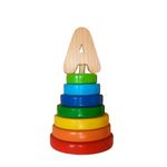 Jucarii, Copii si Bebe - Jucarii si jocuri - Jucarii & jocuri educative - Jocuri si jucarii educative - Curcubeu copil Hanah Home, lemn de pin, 12.5 x 15 x 12.5 cm, multicolor, 109TRS1138 - Infinity.ro