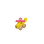 Jucarii, Copii si Bebe - Jucarii si jocuri - Jucarii & jocuri educative - Jocuri si jucarii educative - Mini elicopter Hanah Home, lemn de pin, 11 x 5 x 9 cm, galben, 109TRS1131 - Infinity.ro