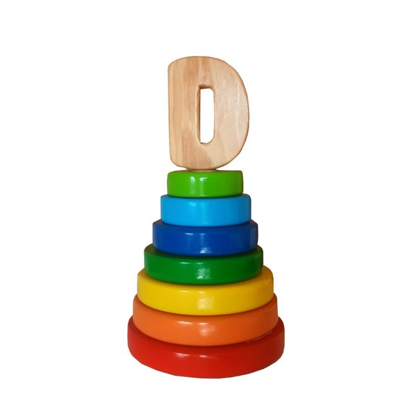 Jucarii, Copii si Bebe - Jucarii si jocuri - Jucarii & jocuri educative - Jocuri si jucarii educative - Curcubeu copil Hanah Home, lemn de pin, 12.5 x 15 x 12.5 cm, multicolor, 109TRS1138 - Infinity.ro