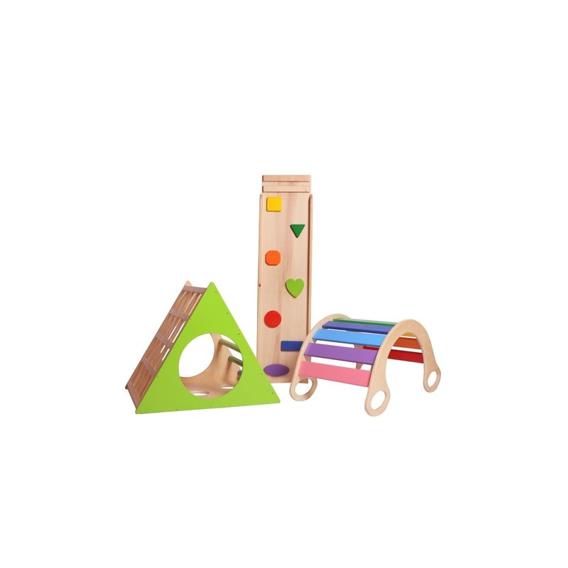 Jucarii, Copii si Bebe - Jucarii si jocuri - Jucarii & jocuri educative - Jocuri si jucarii educative - Prismă Hanah Home, placaj, multicolor, 109TRS1148 - Infinity.ro