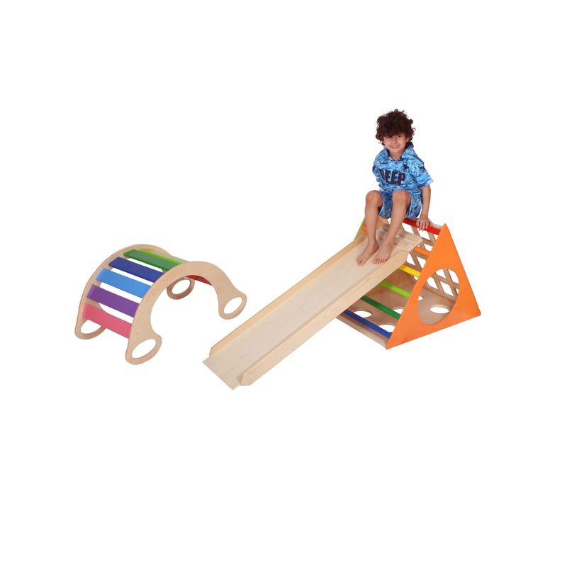 Jucarii, Copii si Bebe - Jucarii si jocuri - Jucarii & jocuri educative - Jocuri si jucarii educative - Prismă Hanah Home, placaj, multicolor, 109TRS1148 - Infinity.ro