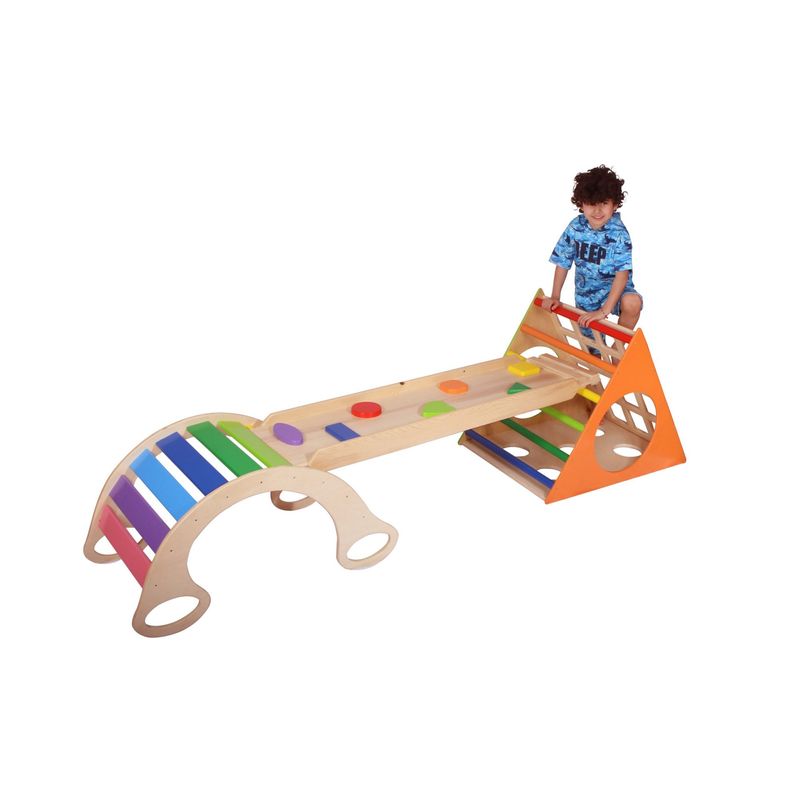Jucarii, Copii si Bebe - Jucarii si jocuri - Jucarii & jocuri educative - Jocuri si jucarii educative - Prismă Hanah Home, placaj, multicolor, 109TRS1148 - Infinity.ro