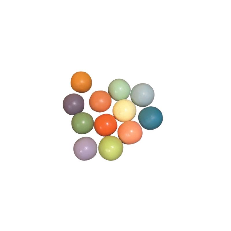 Jucarii, Copii si Bebe - Jucarii si jocuri - Jucarii & jocuri educative - Jocuri si jucarii educative - Bile pastel Hanah Home, lemn de pin, 4 cm, multicolor, 109TRS1140 - Infinity.ro