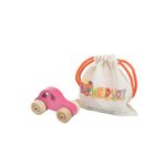 Jucarii, Copii si Bebe - Jucarii si jocuri - Jucarii & jocuri educative - Jocuri si jucarii educative - Mașinuță roz Hanah Home, lemn de pin, 10 x 5 x 5 cm, 109TRS1128 - Infinity.ro