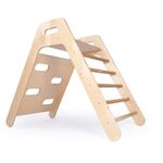 Jucarii, Copii si Bebe - Jucarii si jocuri - Jucarii de exterior - Spatii de joaca si accesorii - Set Pikler Hanah Home, placaj, 98 x 53 x 72 cm, stejar, 160RSW1122 - Infinity.ro