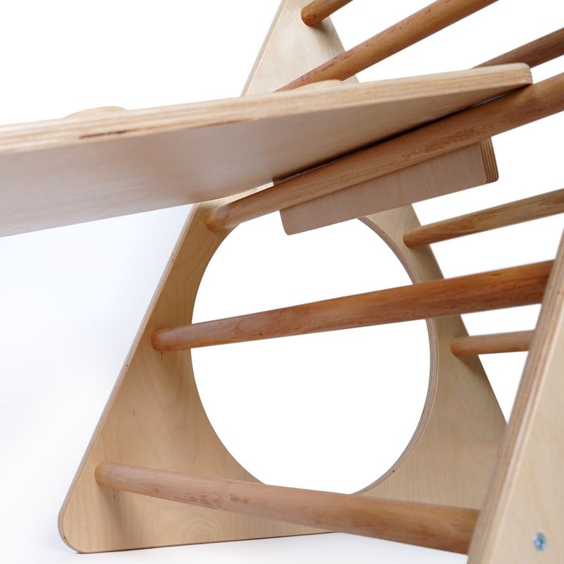 Jucarii, Copii si Bebe - Jucarii si jocuri - Jucarii de exterior - Spatii de joaca si accesorii - Set Pikler Hanah Home, placaj, stejar, 160RSW1129 - Infinity.ro