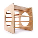 Jucarii, Copii si Bebe - Jucarii si jocuri - Jucarii de exterior - Spatii de joaca si accesorii - Pikler căţărător Hanah Home, placaj, 60 x 53 x 53 cm, stejar, 160RSW1130 - Infinity.ro