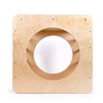 Jucarii, Copii si Bebe - Jucarii si jocuri - Jucarii de exterior - Spatii de joaca si accesorii - Pikler căţărător Hanah Home, placaj, 60 x 53 x 53 cm, stejar, 160RSW1130 - Infinity.ro