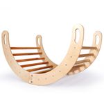 Jucarii, Copii si Bebe - Jucarii si jocuri - Jucarii de exterior - Spatii de joaca si accesorii - Set Pikler Hanah Home, placaj, 117 x 40 x 8 cm, stejar, 160RSW1125 - Infinity.ro
