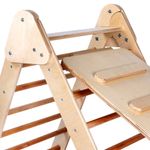Jucarii, Copii si Bebe - Jucarii si jocuri - Jucarii de exterior - Spatii de joaca si accesorii - Pikler căţărător Hanah Home, placaj, 51 x 84 x 78 cm, stejar, 160RSW1120 - Infinity.ro