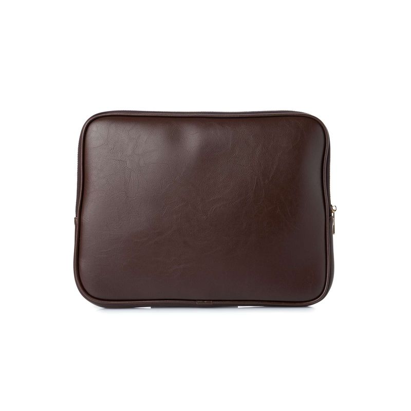 Laptop, Telefoane si Tablete - Laptopuri si accesorii - Accesorii Laptop - Genti laptop - Geantă laptop Lucky Bees, piele, 4 x 35 x 27 cm, maro, 946VNC1356 - Infinity.ro