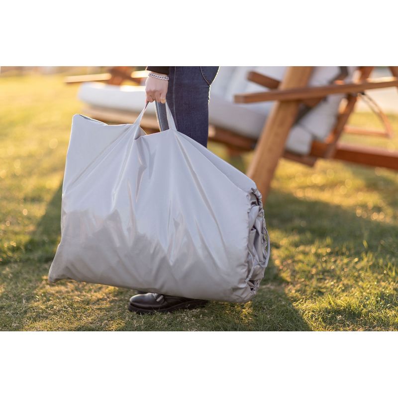 Sport si Outdoor - Camping - Copertine si adaposturi - Prelată Hanah Home, 202 x 130 x 190 cm, gri, 675SWG1504 - Infinity.ro
