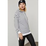 Fashion, accesorii si bijuterii - Femei - Imbracaminte femei - Hanorace femei - Hanorac femei Jumeon, 70% bumbac și 30% poliester, negru și alb, 215XHN1172 - M - Infinity.ro