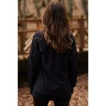 Fashion, accesorii si bijuterii - Femei - Imbracaminte femei - Hanorace femei - Hanorac femei Jumeon, 50% bumbac și 50% poliester, negru, 215XHN1586 - M - Infinity.ro