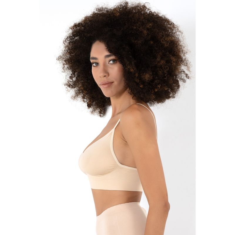 Fashion, accesorii si bijuterii - Femei - Lenjerie si pijamale femei - Lenjerie intima femei - Bustier Jumeon, 10% elastan, tan, 997MRE2196 - L-XL - Infinity.ro
