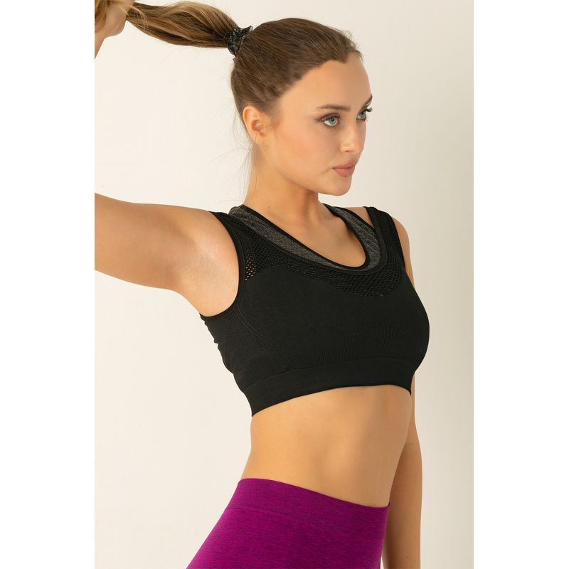 Fashion, accesorii si bijuterii - Femei - Lenjerie si pijamale femei - Lenjerie intima femei - Bustier Jumeon, 8% poliester și 7% elastan, gri, 997MRE1802 - M-L - Infinity.ro